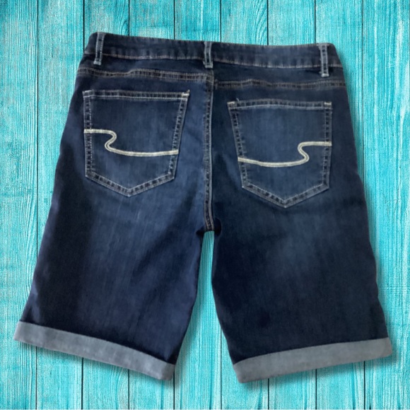 Eighty Two Bermuda Shorts Size 26- Indigo - Picture 2 of 3